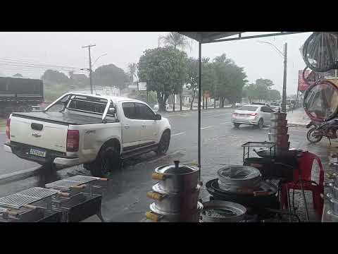 Tarde com muita chuva em Santa Rita do Araguaia Goiás. 