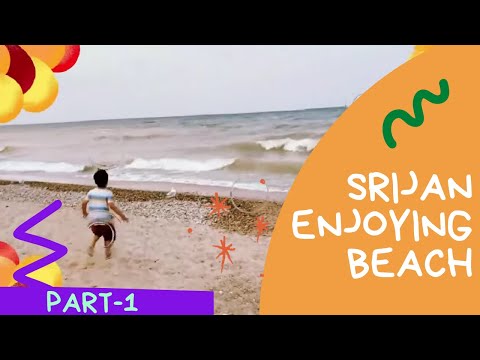 Srijan playing on the Glencoe Beach with sand and toys | beach fun playtime | video for kids