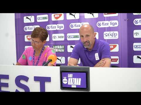 Damir Krznar: Döntőnek bizonyult, hogy nem éltünk a pontrúgások adta lehetőségekkel