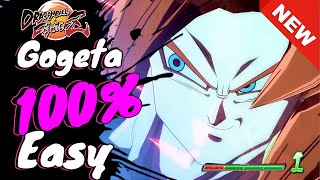 0 levels ➤Gogeta SS4 EASY TOD Season 4 combo solo 100% !!! Tutorial【 Dragon Ball FighterZ】