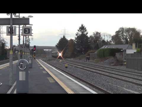 Irish Rail 201 loco 226 + mk4 set 4008 pass Hazelhatch going to Cork
