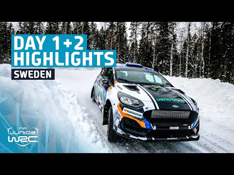 Junior WRC Day 1+2 Highlights | WRC Rally Sweden 2025