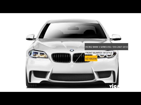Vicrez BMW 3 Series E92 / E93 2007-2010 1M Style Front Bumper - vz100256 (v2)