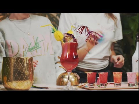 How to: Make the Malibu x Palm Vaults Sunset Colada!