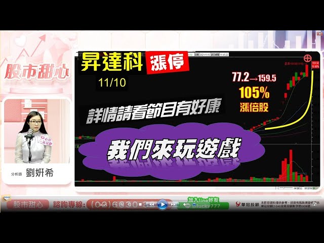 1110 - 眼力大考驗／台積電概念股發威／昇達科