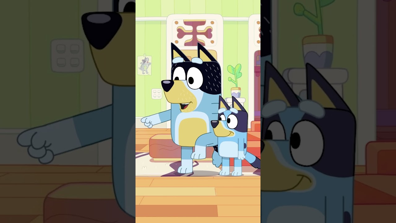 Sisters stick together 💙🧡 | Bluey #ytshorts