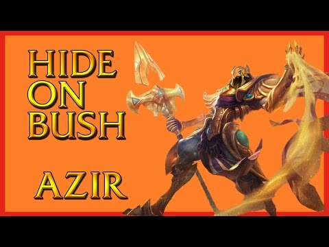 SKT T1 Faker (Hide on Bush) - Azir Mid vs Viktor - Korean Challenger Ranked League of Legends 2015