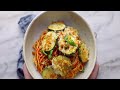 Pinch Of Yum Spaghetti With Crispy Zucchini