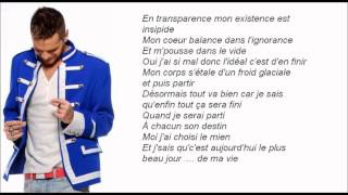 Keen'V Le plus beau jour-Paroles