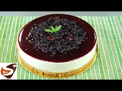Cheesecake allo yogurt, dolce senza cottura, facile e veloce – Cheesecake fredda ai frutti di bosco