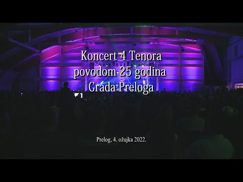 Koncert 4 Tenora povodom 25 godina Grada Preloga