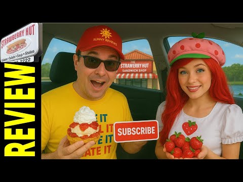 Florida’s Most Famous Strawberry Shortcake 🍓 | Strawberry Hut Taste Test