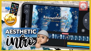 how to make aesthetic youtube intro using phone + template ♡