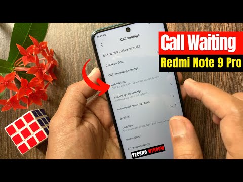How to Enable Call Waiting in Redmi Note 9 Pro