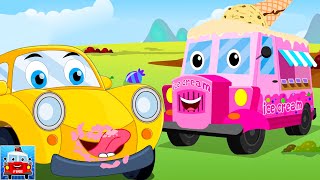 Icecream Truck Song & Car Cartoon Video for Toddlers
