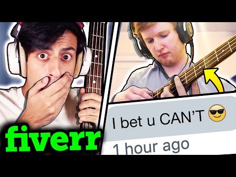 He Challenged ME To Play The HARDEST Bassline EVER