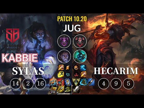 SB Kabbie Sylas vs Hecarim Jungle - KR Patch 10.20
