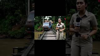 Download lagu info hari ini jembatan tua mobil jatuh #viralvideo #shortvideo #viral #jembatan mp3