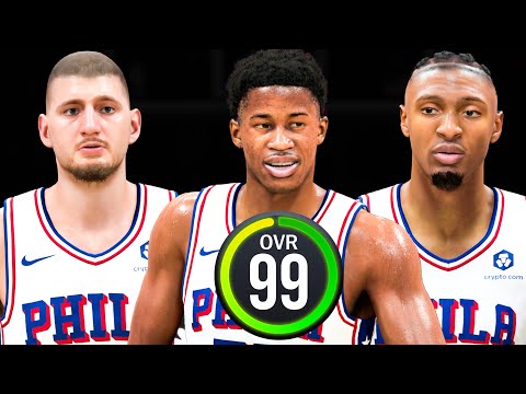 I Gave V.J. Edgecombe 99 Potential & Rebuilt the 76ers