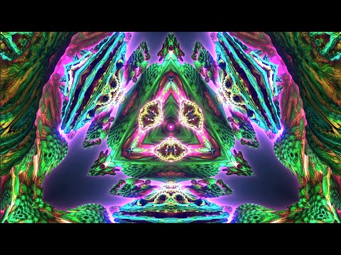 [1 HOUR] Fractal Kaleidoscope 2 - Background/Screensaver [4K] [NO SOUND]