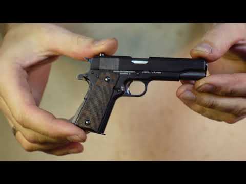 Miniature Colt 1911 in 1/2 scale complete disassembly by MINIATUREARSENAL