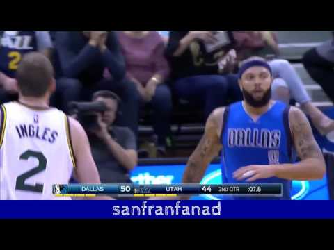 Dirk Nowitzki (22 Pts, 11 Rebs) & Deron Williams (23 Pts, 6 Ast) at Jazz (2016/04/11) -  PLAYOFFS!