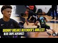 Bronny James BROKE The Defender S ANKLES BAD Blue Chips Vs FORMER TEAMMATE