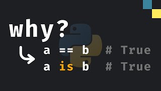 Download the video ""is" vs "==" Explained in Detail in Python"