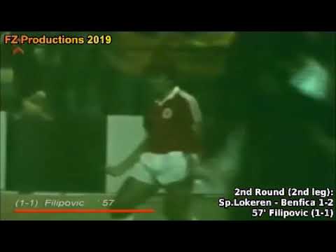 Lokeren - Benfica 1-2 - Coppa U.E.F.A. 1982-83 - 16imi di finale - ritorno