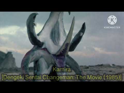 All Dengeki Sentai Changeman Monsters/Villains