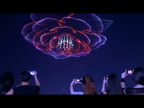Record-breaking drone show staged in Chongqing, SW China