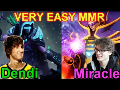 Dota 2 Miracle & Dendi :Very Easy Mmr