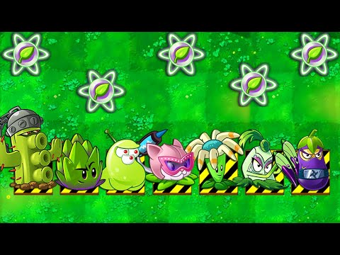 All PIERCING Plants Max Level Power-Up! vs Modern DayGargantuar  in Plants vs. Zombies 2