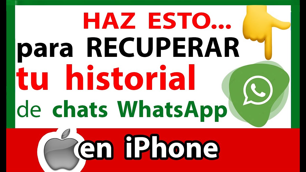 Cómo recuperar mi historial de chats de WhatsApp iPhone - Technology RobOne