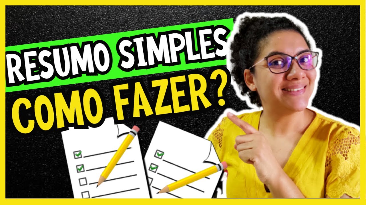 Resumo simples, como fazer?