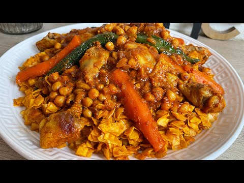 Nwasser aux poulets tunisienne - نواصر تونسي بالدجاج