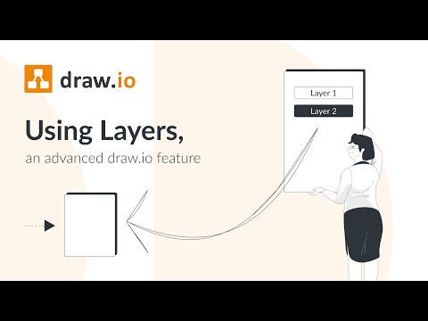 Using Layers, an advanced draw.io feature