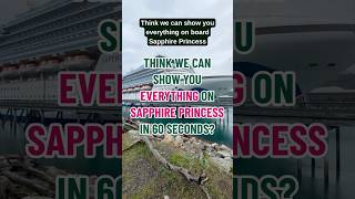 Sapphire Princess ship tour in 60 seconds! #cruise #shorts