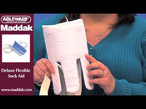 Maddak Deluxe Flexible Sock and Stocking Aid