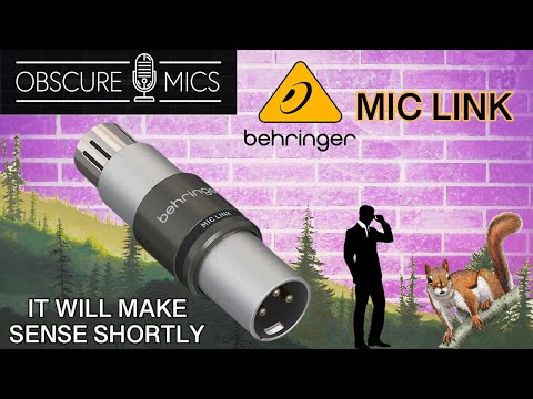 Обзор микрофонного предусилителя Behringer MIC LINK