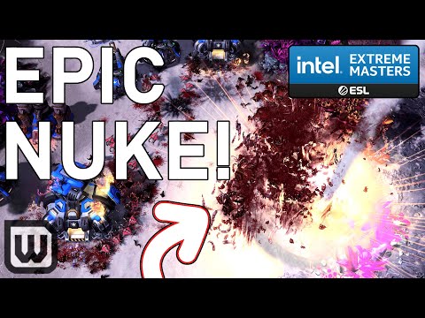 #1 NUKE IN PRO STARCRAFT 2 HISTORY?! Maru (Terran) vs Solar (Zerg) - IEM Katowice 2021