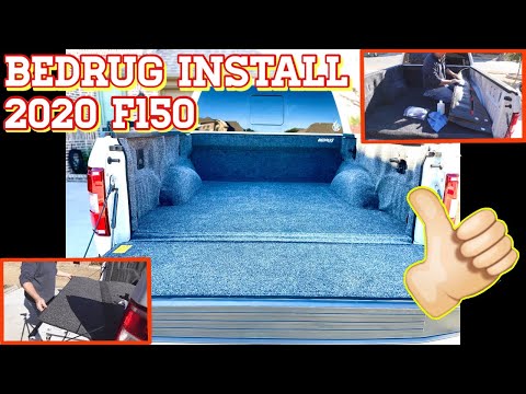 Installing a BEDRUG bed liner in my 2020 Ford F-150