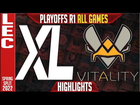 XL vs VIT Highlights ALL GAMES | Round 1 LEC Playoffs Spring 2022 | Excel Esports vs Team Vitality