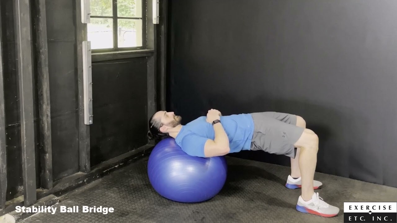 Stability Ball Bridge