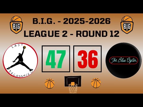 Last Decadance 47-36 Blue Oysters (Round12-League2-20/01/2026)