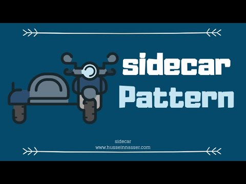 What is the Sidecar pattern and why is it heavily used in micro-services