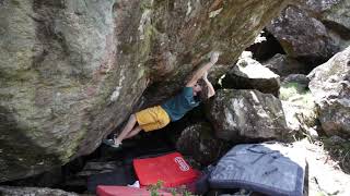 Video thumbnail of Murano Low, 8b+. Champorcher