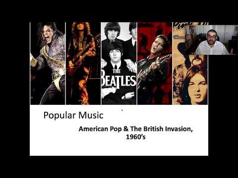 American Pop and the British Invasion, 1960's