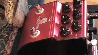 Video thumbnail for Analogman ARDX20 Dual Analog Delay guitar effects pedal demo w SG & Dr Z Amp by gearmanndude