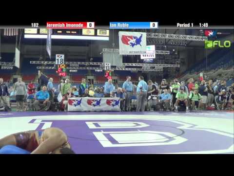 Cadet 182 - Jeremiah Imonode (Arizona) vs. Ian Ruble (Wisconsin)